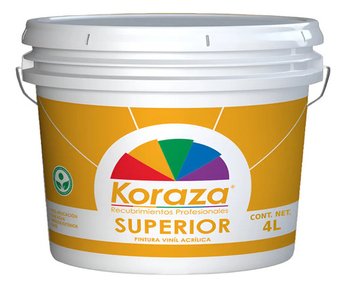 Galón De Pintura Vinílica Exteriores 4 Litros Varios Colores | Envío gratis
