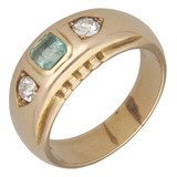 Anillo De 14k Oro Amarillo, 14.5 Gramos