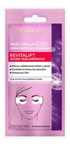 Mascarilla Ojos L'oréal Paris Revitalift Ácido Hialurónico 
