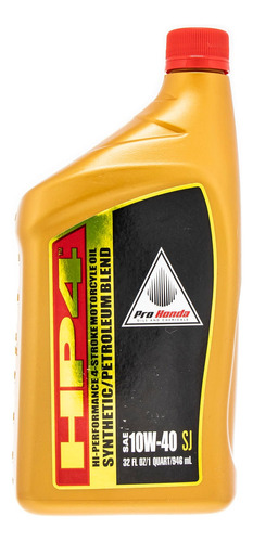 Aceite Honda Hp4 10w40 Semi Sintetico 946ml Avant Honda