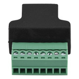 Conector Ethernet Dvr Rj45 Hembra Jack A Tornillo De 8 Pines