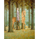 Cuadro 20x30cm Rene Magritte Cheque En Blanco Pintura
