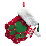 Kong Paw Stocking Navidad Bolsa P/premios Y Juguetes Mascota