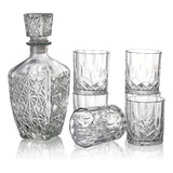 Barvivo Glass Whiskey Decanter Set - Liquor Decanter Kit ...