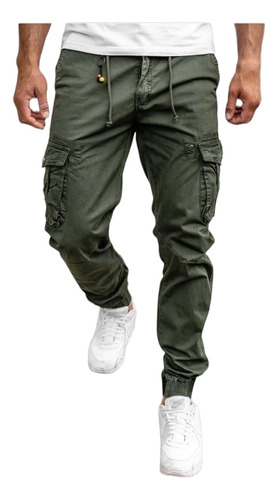 Pantalones Cargo Jogger De Gabardina Irun Yd Lionesa 40 A 60