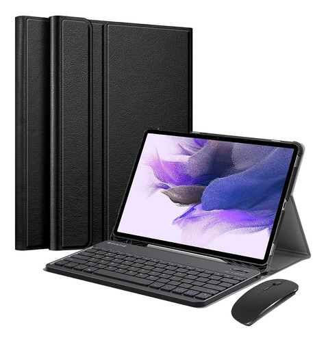 Book Teclado Touchpad Abnt2 + Mouse Para Galaxy Tab S7 Fe