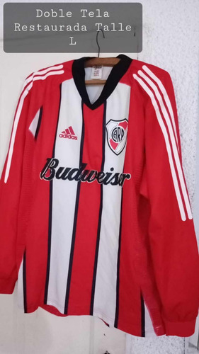 Camiseta River Plate 2002 Doble Tela Tricolor