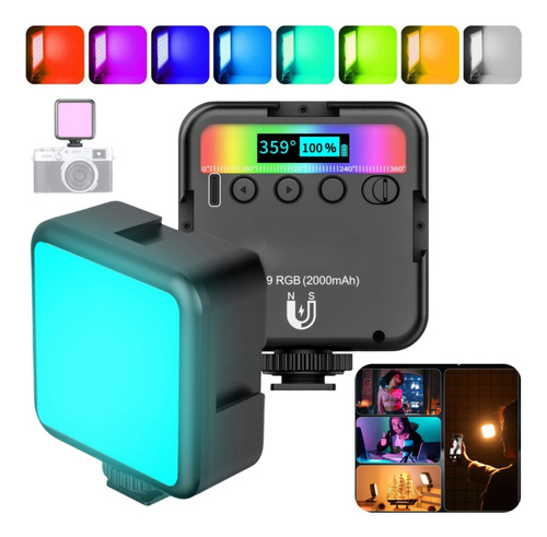 Vl49rgb Iluminador Led Para Fotografia Câmeras Profissionais