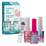 Kit Base Nutri Bomba + Blindagem Das Unhas Fios De Nylon Nfe