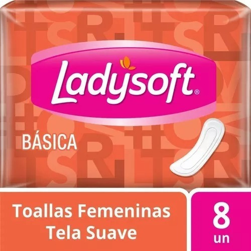 Toallas Higienicas Ladysof Tela Suave Sin Alas 8 Und