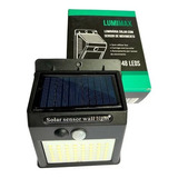 Luminária Solar Com Sensor De Movimento Para Parede 48 Leds