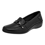 Zapato Confort Mujer Flexi Negro 097-509