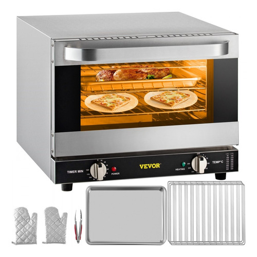 Horno De Convección Comercial Eléctrico Tostador Horno 21 L