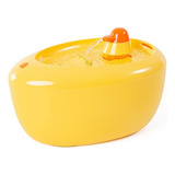 Cat Dog Flowing Water Fountain,  Yellow Duck Shaped 2.0...