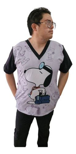 Filipina Medica Quirurgica Hombre Snoopy Doctor Antifluido R