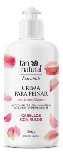 Tan Natural Crema Para Peinar Apta Método Curly Hair X200gr