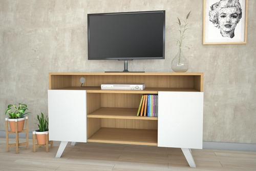 Rack Tv Mueble Mesa Tv Nordico Escandinavo Moderno Living 