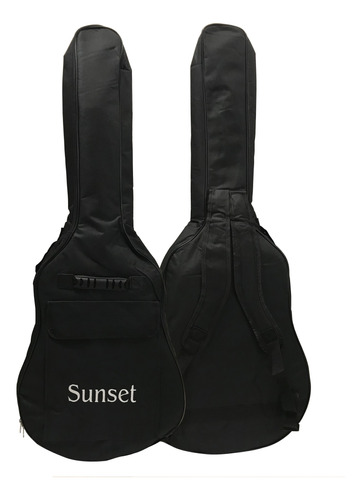 Funda Acolchada Guitarra Electroacustica Acustica Mochila 