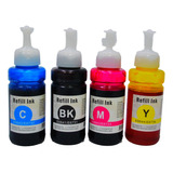 Set 4 Tinta Alternativo Recarga Epson 664 L455 L475 L495