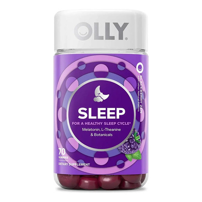 Olly Sleep Melatonina 3 Mg 70 Gomitas Sueño Y Descanso Sano Sabor Blackberry | Envío gratis