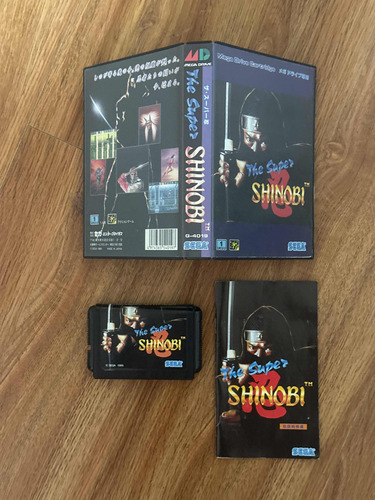 Cartucho Completo Sega Megadrive / Genesis The Super Shinobi