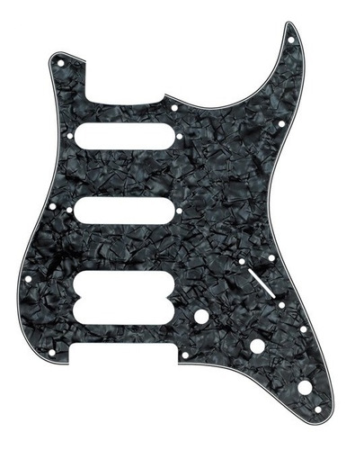 Fender Pickguard Stratocaster American Std Hss Negro Perlado