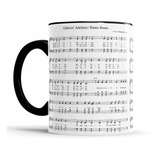 Caneca Partitura Hino 248 Ccb - Glória! Aleluia! Sinto Jesus