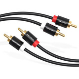 Cable Audio 2rca A 2rca Vention Macho Alta Calidad Sonido 2m