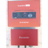 Focusrite Scarlett Solo 3gen Nueva Refurbished