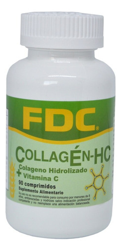 Collagen Hc Fdc Colageno Hidrolizado Vitamina C 90 Comprimid