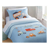 Covertores Infantiles Premium Reversib Funda Almohadon Nene 