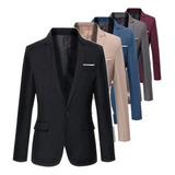 Trajes Para Caballero Blazer De Una Pieza Casual