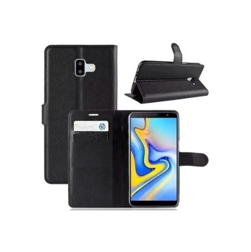 Capa Capinha Carteira Flip Couro Para  Galaxy J6 Plus