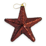 Adorno Navideño / Navidad Deco - Estrella Roja Bordo (12cm) 