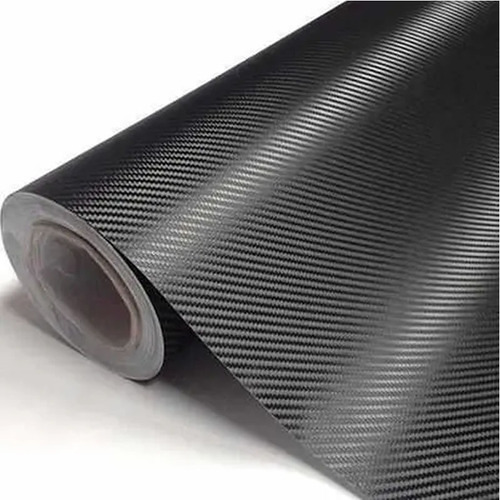 Adesivo Fibra Carbono Envelopamento Automotivo 30cm X 1m