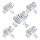 Kit 5 Conectores Rj45 Cat6 Gigalan