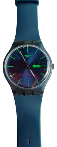 Reloj Swatch Blue Rebel Suon700 A Reparar Repuesto