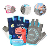 Guantes Para Ciclismo Medio Dedo Bicicleta De Montaña Niños