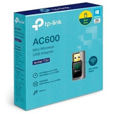 Adaptador Usb Inalambrico Wifi Tplink T2u Dualband 5g Ac600