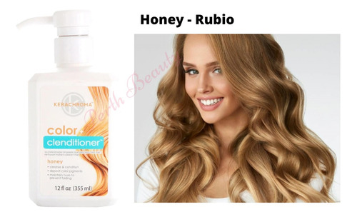 Depositador De Color En Cabello Keracolor® Tono Honey Rubio