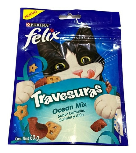 Felix Travesuras 1 Unidad Ocean Mix Para Gatos 