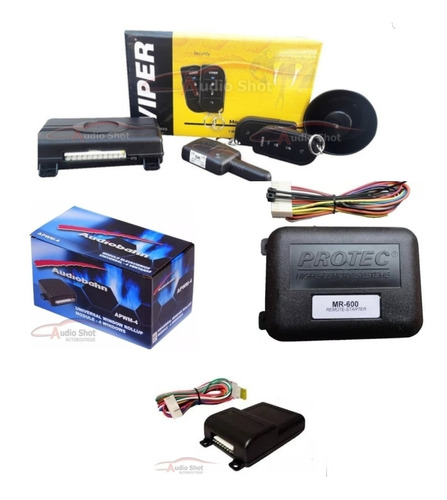 Alarma Viper 3106v+interfaz 4vidrios+interfaz2vidrios+arranc