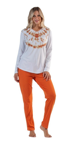 Pijama Conjunto Remera Pantalon Larisa Invierno 21 Mora Z408