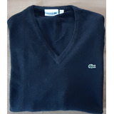 Sweater Estilo Bremer Lacoste Lana Talle Xl