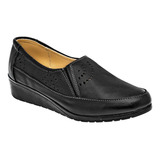 Zapato Confort Mora 153825 Para Mujer Talla 22-26 Negro E2