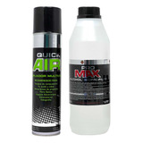 Kit De Limpieza Aire Comprimido + Alcohol Isopropilico 1 Lit