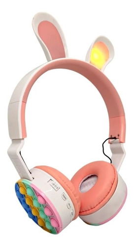 Auriculares Inalambricos Niños Vincha Orejas Conejo Popit