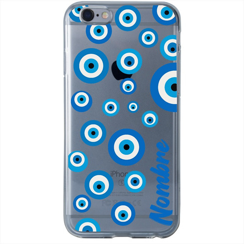 Funda Para Apple iPhone Ojo Turco Personalizada Con Nombre