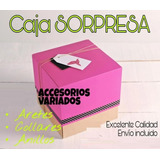 Oferta Caja Sorpresa 10 Accesorios Mayoreo Aretes Collares