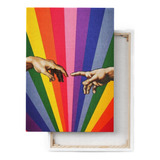 Cuadro Decorativo La Creacion Lgbtq Pride Orgullo En Canvas